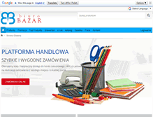 Tablet Screenshot of biurobazar.pl